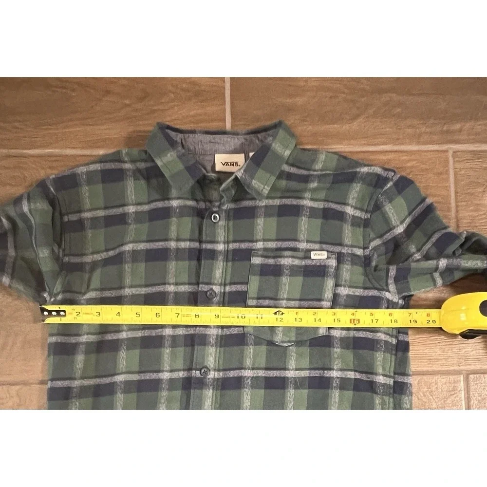 Vans Men's Off The Wall Classic Button-Up Flannel. Size Xtra Large See Photos! - Picture 6 of 7